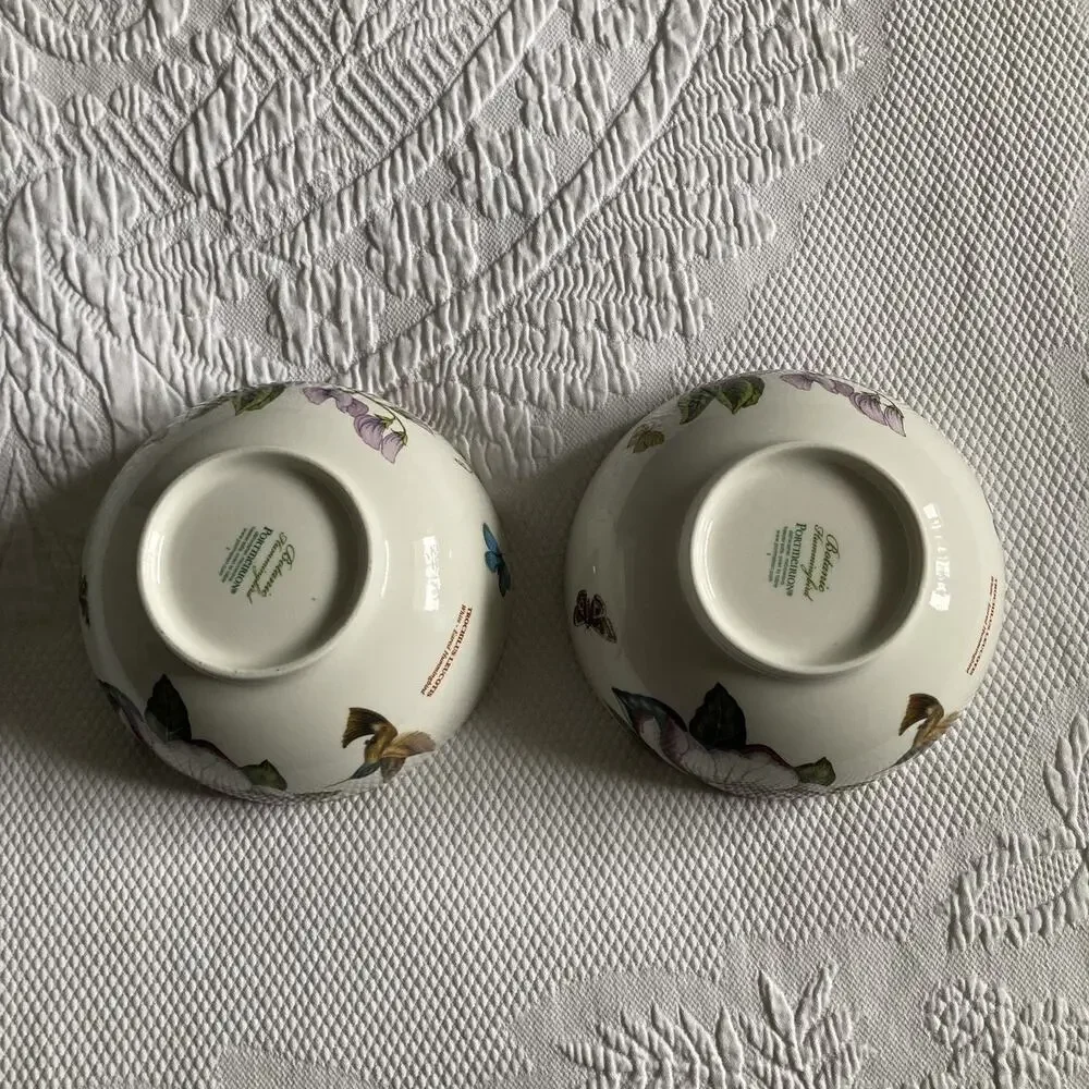 Lot of 2 Portmeirion Botanic Hummingbird 6